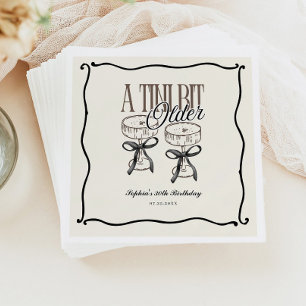 Tini Bit Older Espresso Martini Quirky Napkin