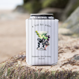 Tini Bit Older   Martini Themed Birthday Favour Can Cooler