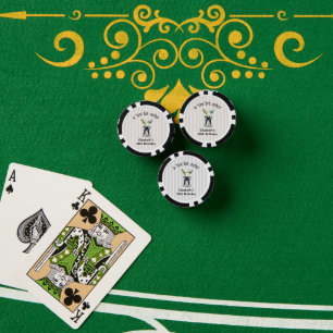 Tini Bit Older   Martini Themed Birthday Poker Chips