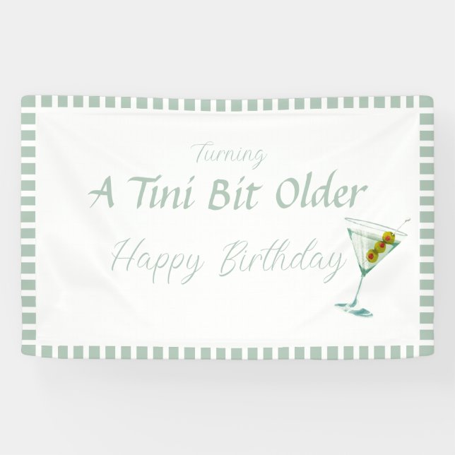 Tini Bit Older - Olive & Drink Theme Banner (Horizontal)