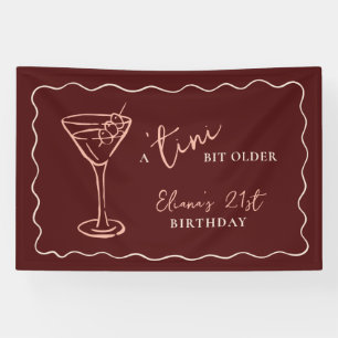 Tini Bit Older Personalized Birthday Party Banner
