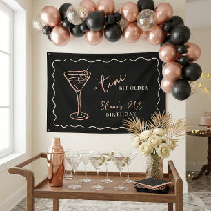 Tini Bit Older Personalized Birthday Party Banner