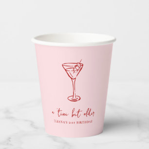 Tini Bit Older Personalized Birthday Party Paper Cups