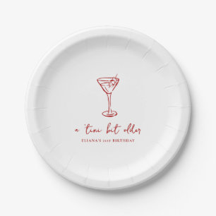 Tini Bit Older Personalized Birthday Party Paper Plate
