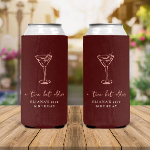Tini Bit Older Personalized Birthday Party Seltzer Can Cooler