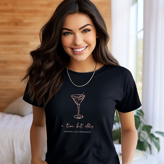 Tini Bit Older Personalized Birthday Tri-Blend Shirt (Creator Uploaded)