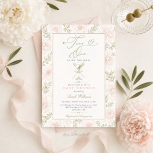Tini One Baby Shower Girl Invitation