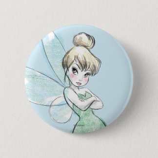 Tinker Bell | Arms Crossed Pastel 2 Inch Round Button