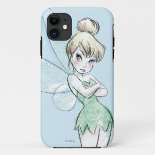 Tinker Bell   Arms Crossed Pastel iPhone 11 Case