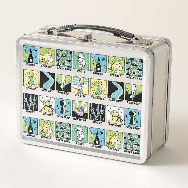 Tinker Bell | Cute Comics Metal Lunch Box (Front)