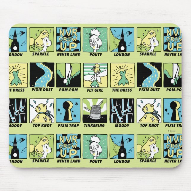 Tinker Bell | Cute Comics Mouse Pad (Front)