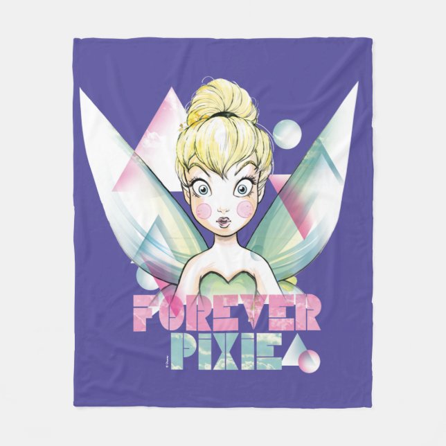 Tinker Bell Forever Pixie Fleece Blanket (Front)