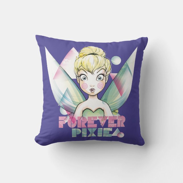 Tinker Bell Forever Pixie Throw Pillow (Front)