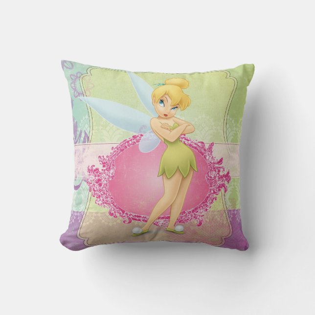 Tinker Bell Frame Throw Pillow (Front)