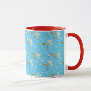 Tinker Bell   Golden Holiday Cheer Pattern Mug