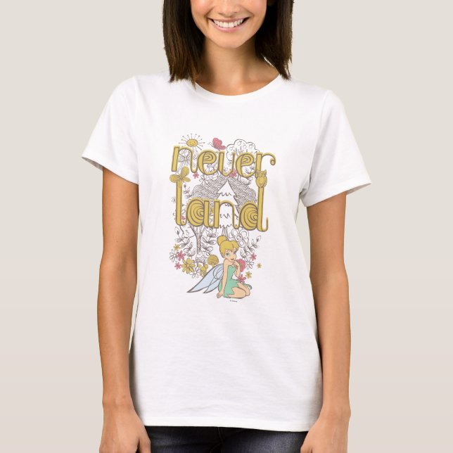Tinker Bell in Neverland Forest T-Shirt (Front)