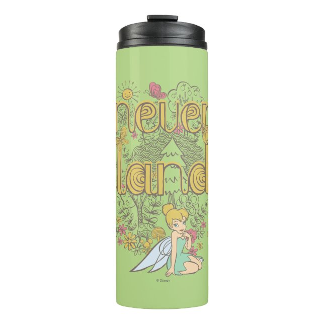 Tinker Bell in Neverland Forest Thermal Tumbler (Front)