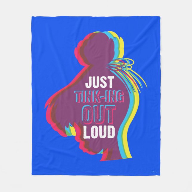 Tinker Bell - Just Tink-ing Out Loud Fleece Blanket (Front)