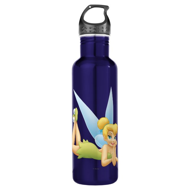 Tinker Bell Laying Down 710 Ml Water Bottle (Front)