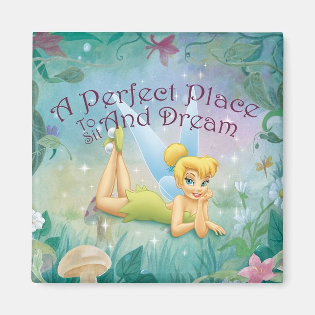Tinker Bell Laying Down Magnet (Front)