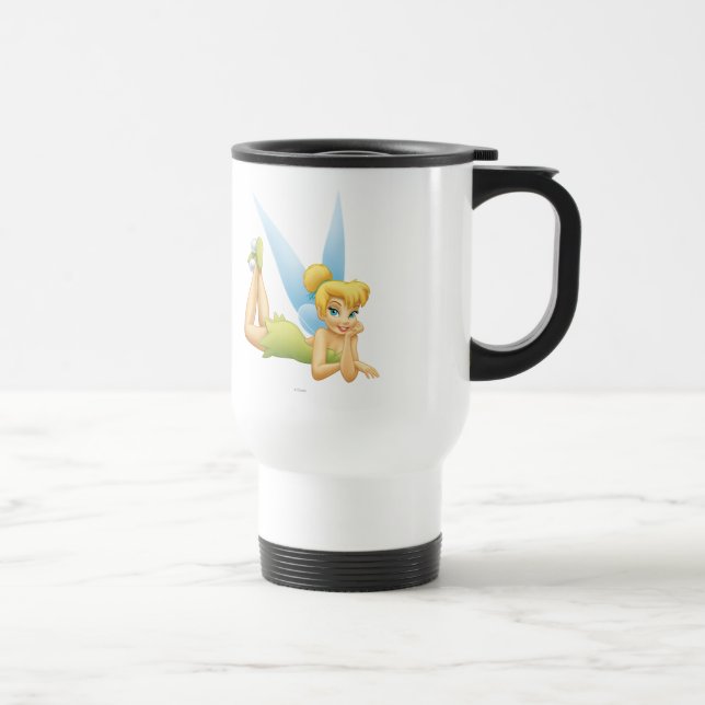 Tinker Bell Laying Down Travel Mug (Right)
