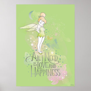 Tinker Bell Love And Happiness Poster