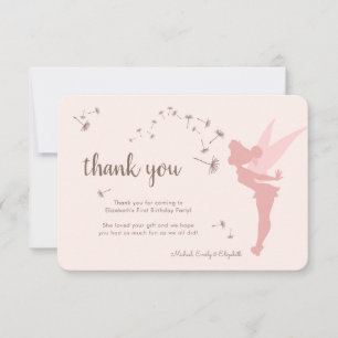 Tinker Bell Premier Anniversaire -  Invitation de 