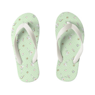 Tinker Bell   Pretty Little Pixie Kid's Flip Flops