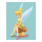 Tinker Bell Sitting on Mushroom