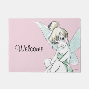 Tinker Bell   Sitting Pastel Doormat