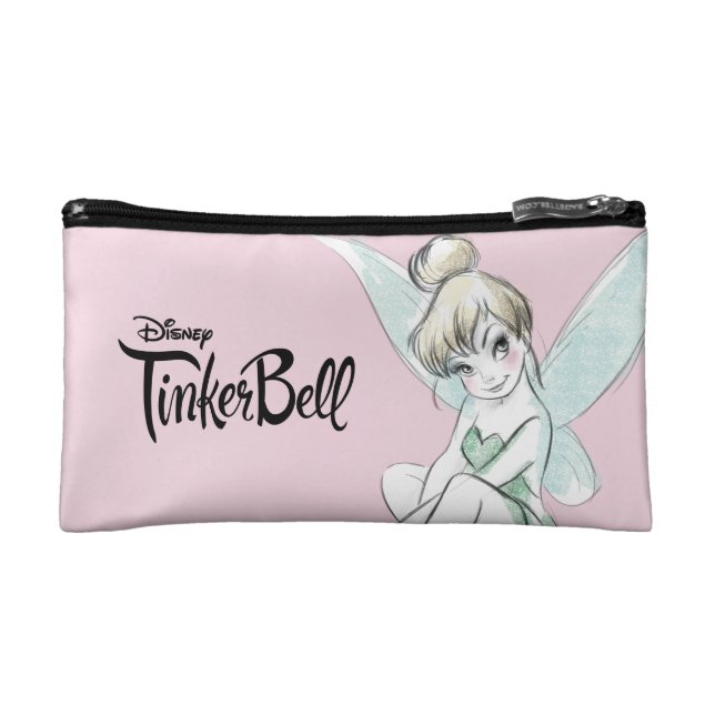 Tinker Bell | Sitting Pastel Makeup Bag (Front)
