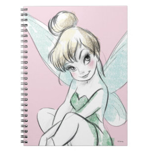 Tinker Bell   Sitting Pastel Notebook
