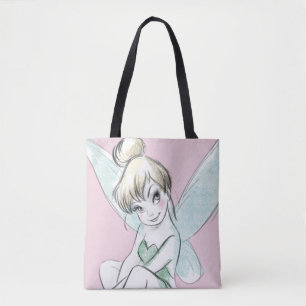 Tinker Bell   Sitting Pastel Tote Bag