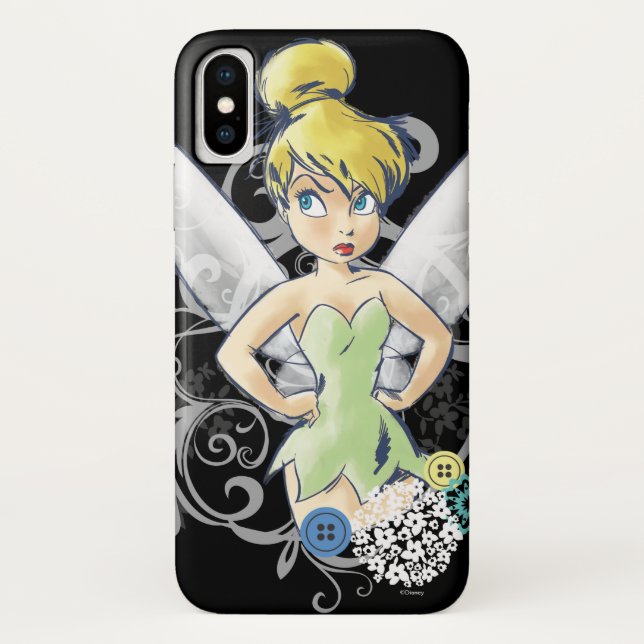 Tinker Bell Sketch Case-Mate iPhone Case (Back)