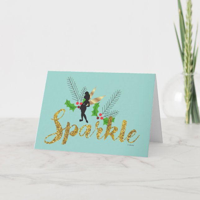 Tinker Bell | Tinker Bell Christmas Sparkle Holiday Card (Front)