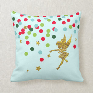 Tinker Bell Tinker Bell Christmas Sparkle Throw Pillow