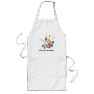 Tinker Bell   Tinker Bell In Santa Hat Long Apron