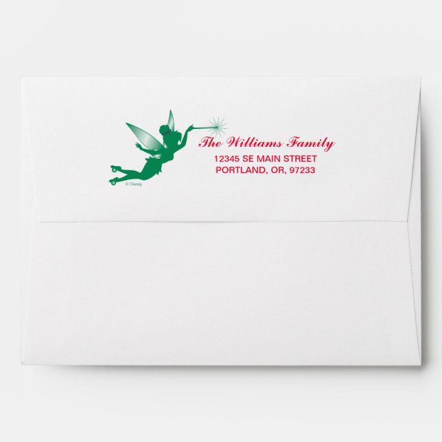 Tinker Bell | Winter Magic 2 Envelopes (Back (Top Flap))
