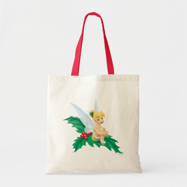 Tinkerbell | Christmas Holly Tote Bag (Front)