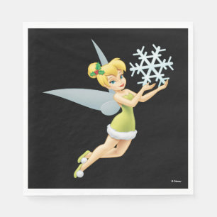 Tinkerbell   Christmas Snowflake Napkin