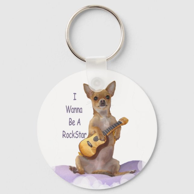 Tinkerbell RockStar Keychain (Front)