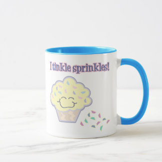 tinkle sprinkles funny cupcake mug