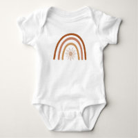 TINLEY Cute Bohemian Terracotta and Rust Rainbow