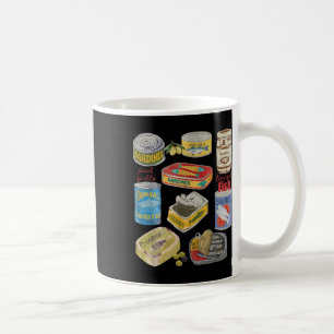 Tinned Fish Sardines Shirt Tomato Girl Summer Coas Coffee Mug