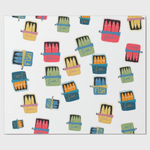 Tinned Fish Wrapping Paper