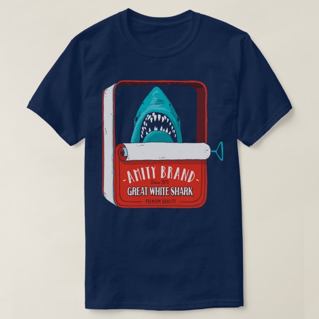 Tinned Shark T-Shirt (Design Front)