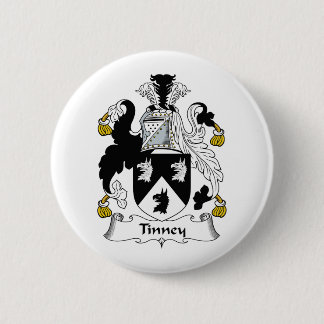 Tinney Family Crest 2 Inch Round Button