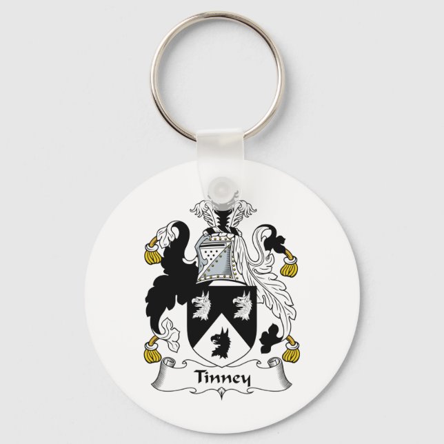Tinney Family Crest Keychain (Front)