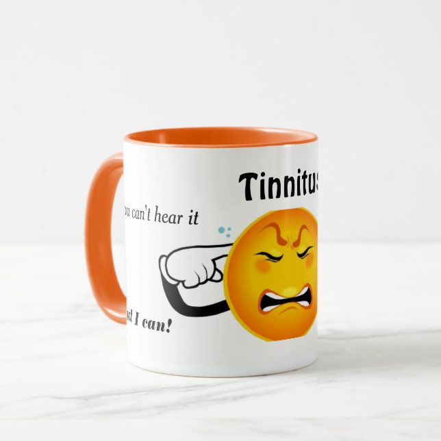 Tinnitus Awareness Mug (Front Left)