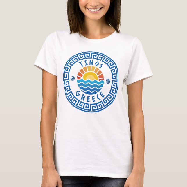 Tinos, Greece - Sunshine And Sea Women's T-Shirt (Front)